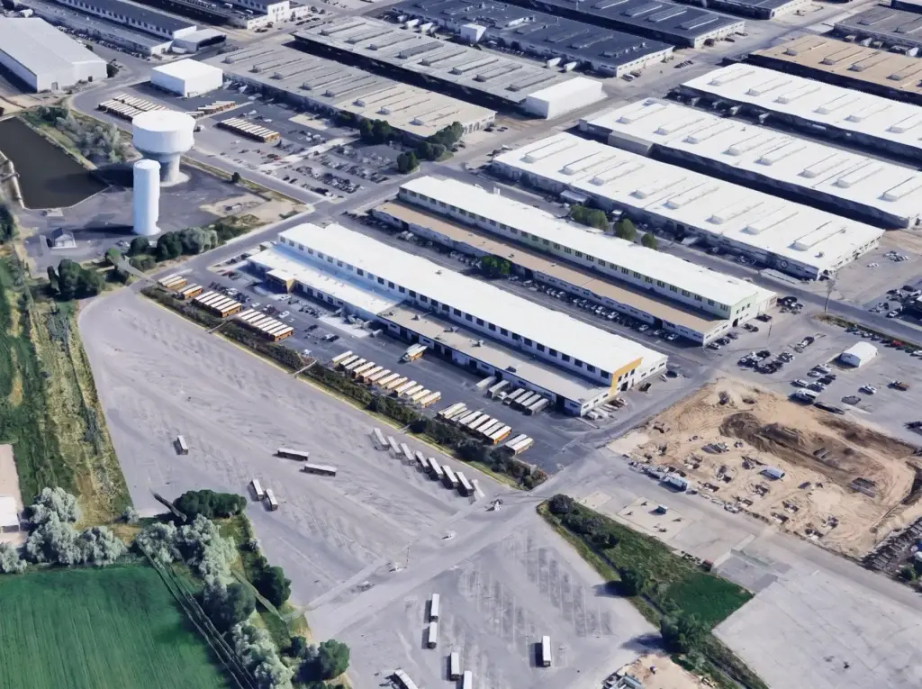 Aerial view of the ES3 Material R&D Center